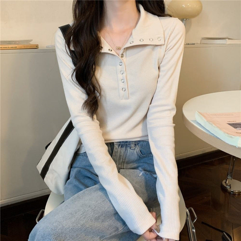 Inner Wear Outer Wear Knitted Top For Women Ins