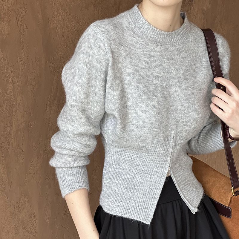 Casual Round Neck Sweater For Women