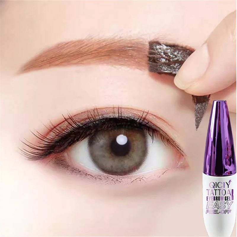 Tattoo Easy Peel Off Eyebrow Gel Cream Types Long-Lasting Smudge-Proof Sweat Resistant Waterproof Cosmetics